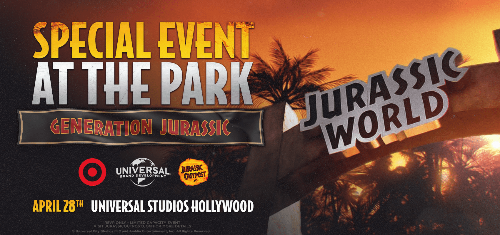 Tickets Now Available to ‘Generation Jurassic’ Event at Universal