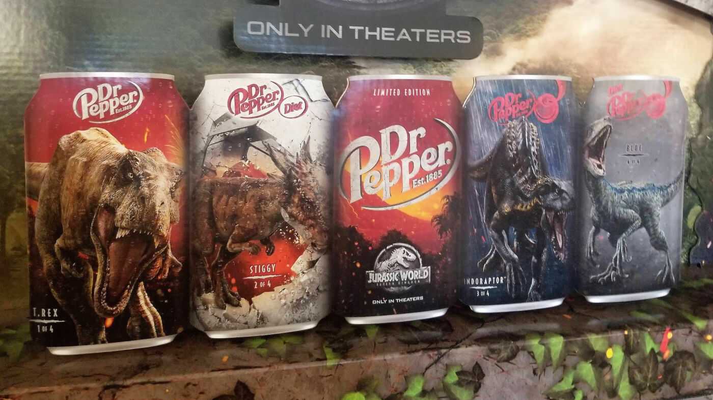 Dr Pepper Unveils Jurassic World Fallen Kingdom Collectible Cans And Fallen Kingdom Dr Pepper 2