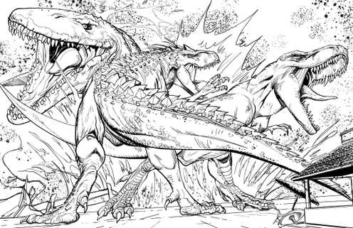 New ‘Jurassic World’ Coloring Book Releasing In October! | Jurassic Outpost